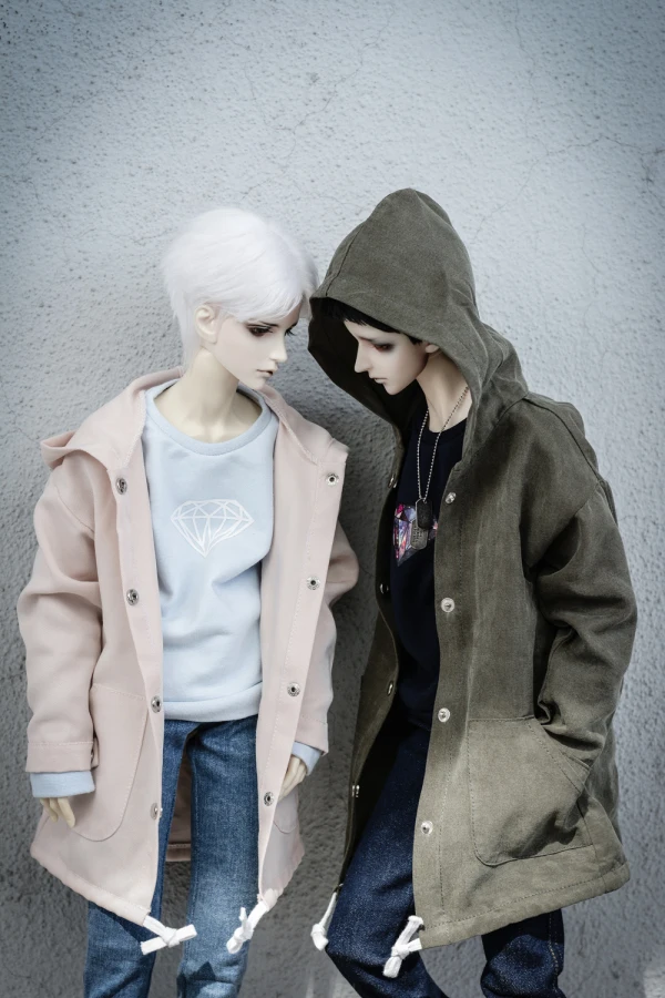 Аксессуары для одежды BJD в масштабе 1/4 1/3 куртка с капюшоном пальто BJD/Аксессуары