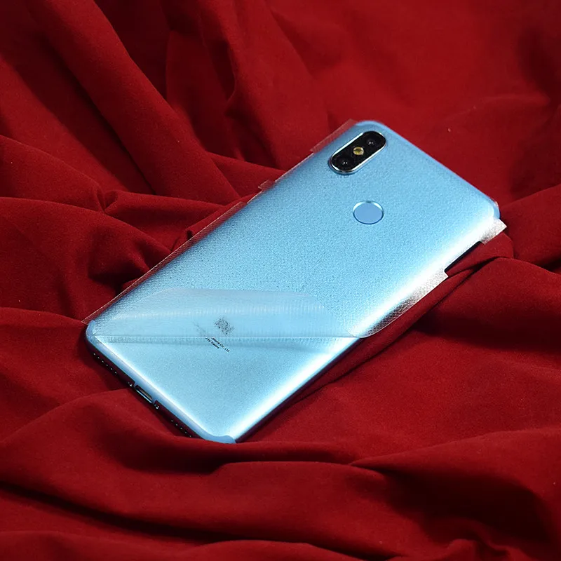 Новинка для Xiaomi A2 задняя наклейка прочная прозрачная HD сетка из углеродного