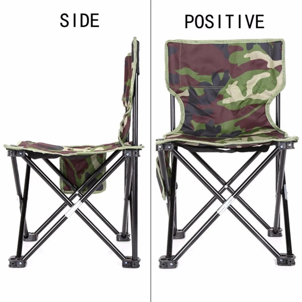 Уличное кресло для рыбалки камуфляжное складное кемпинга пешего туризма Пляжное