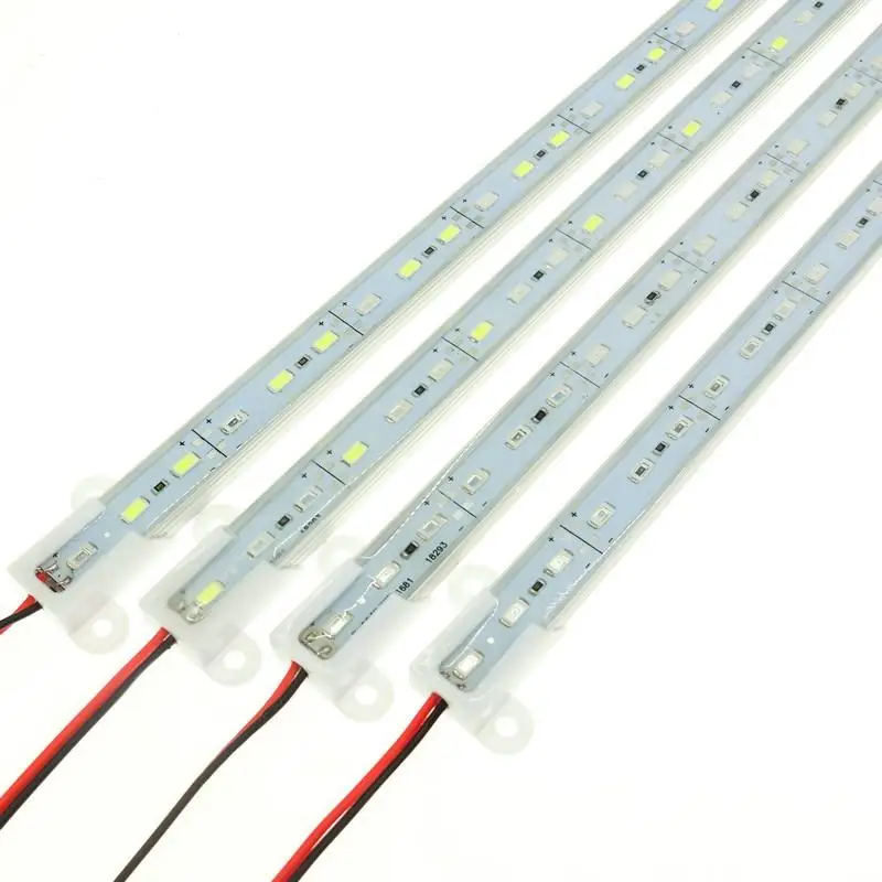 50 шт./лот светодиодные светильники для выращивания лампы SMD5630 DC 12 В 0 5 м/9 Вт