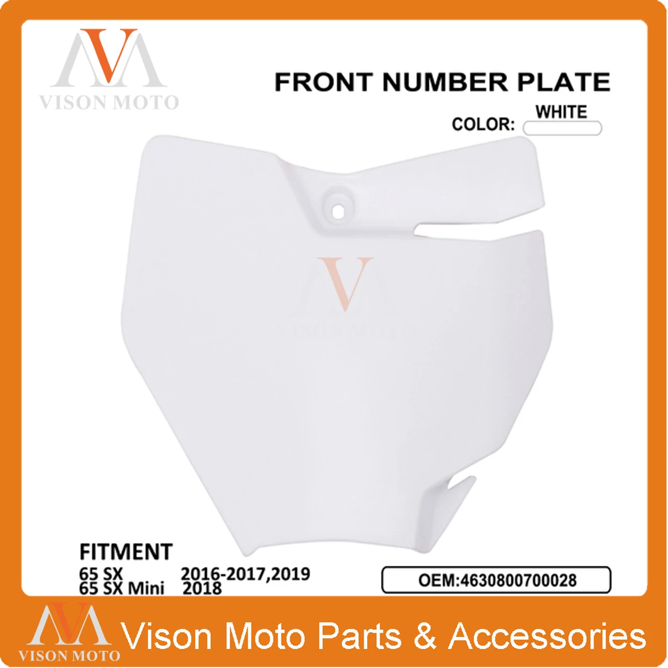 Motorcycle Plastic Set Front Fender Gas Fule Tank Number Plate For KTM SX65 SX 65 2016 2017 2019 Mini 2018 | Автомобили и