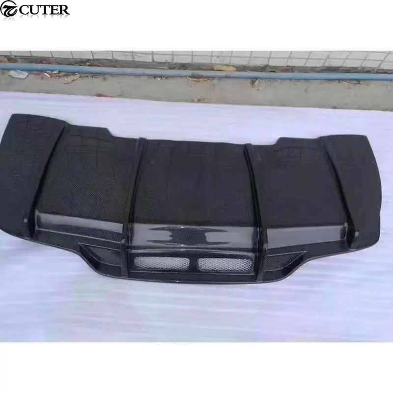 W205 C260 C63 углеродного волокна диффузор губа на задний бампер для Benz PSM стиль 2015|diffuser