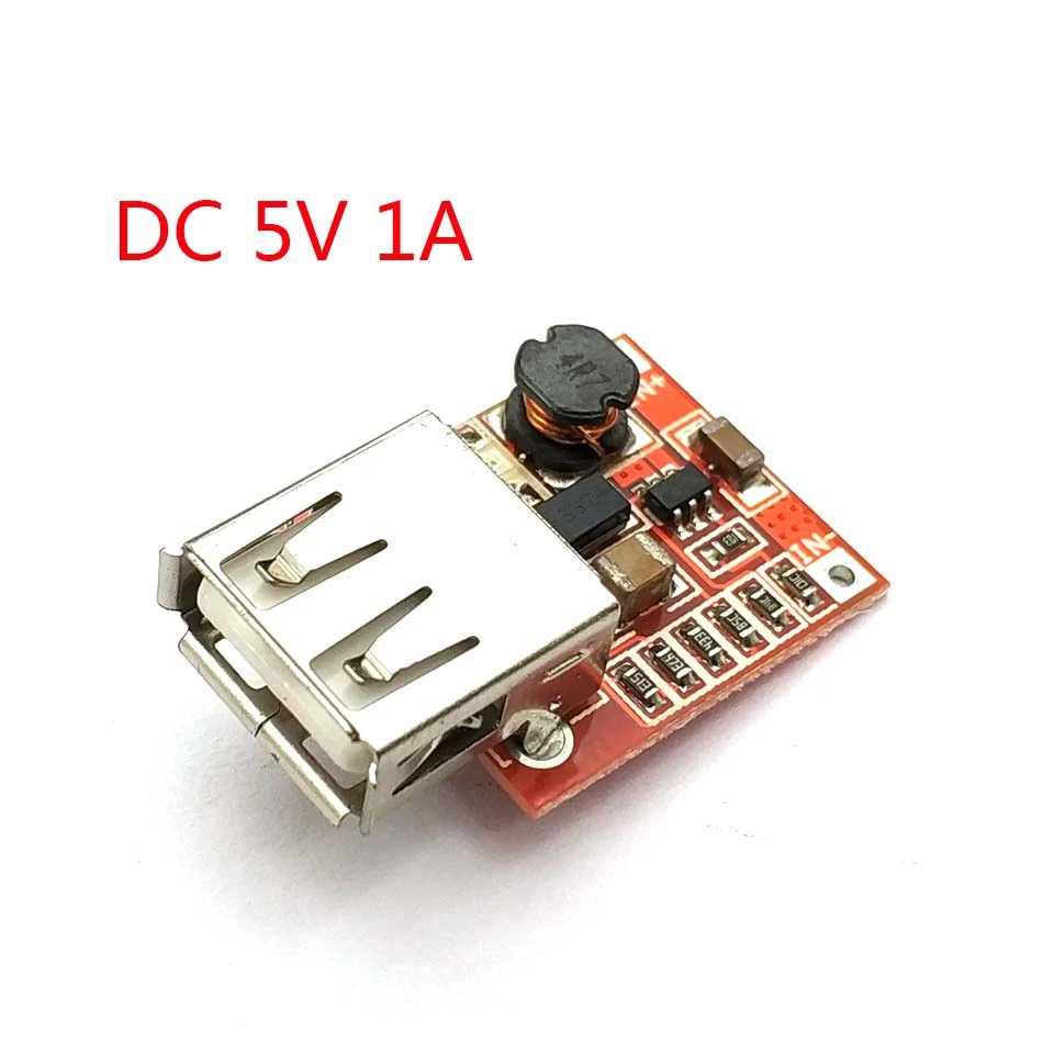 Повышающий Модуль питания источника с 3 В до 5 в 1 А USB зарядное устройство для