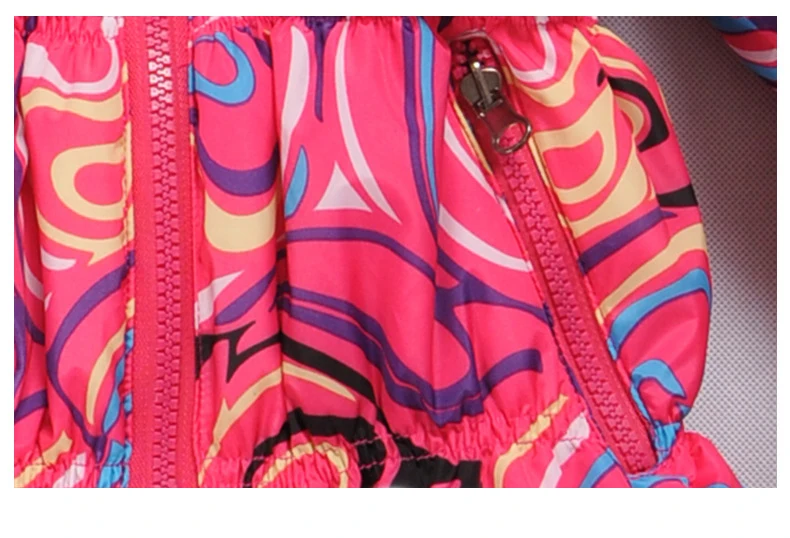 2017 зимняя куртка для девочек Хлопковое Стеганое пальто Двусторонняя одежда