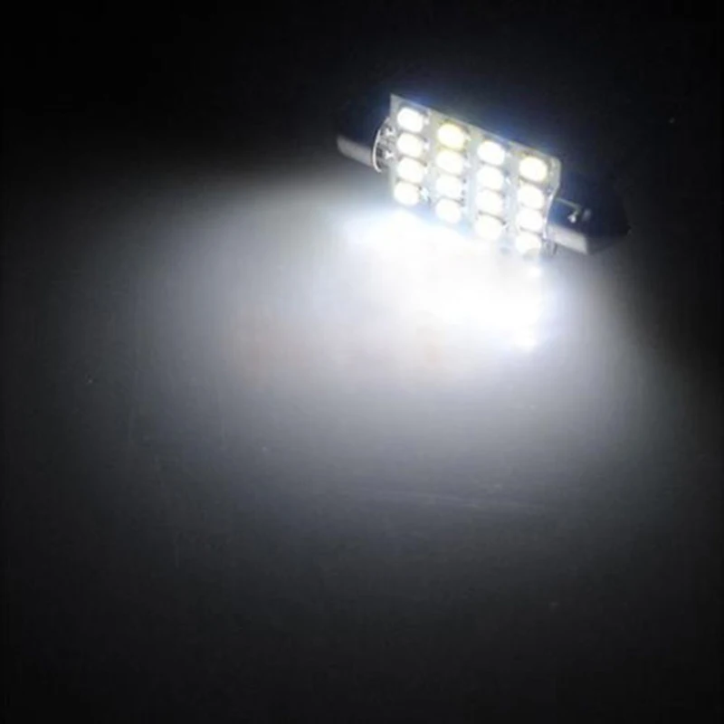 

2x Car Auto Interior Dome Map Lights 16 SMD LED Bulbs White Turn Brake Lamp New