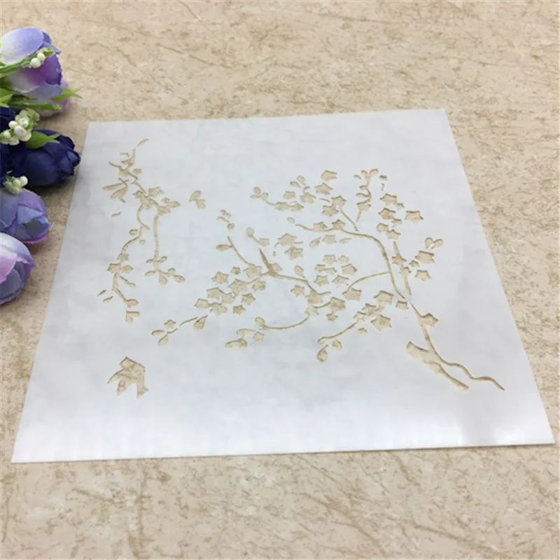 1 лист весенние трафареты для скрапбукинга фотоальбома|stencil for diy|stencils diy