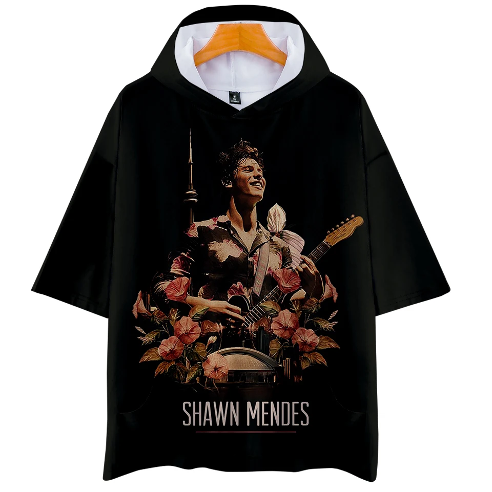 Новинка Мужская/Женская модная Толстовка Shawn Mendes с капюшоном и принтом кавайная