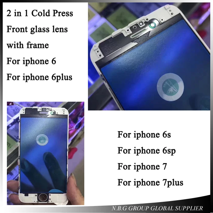 Сменный ЖК экран для iphone 7 6 6s plus AAA + Холодный пресс 10 шт./лот|lens replacement|lens for iphonelens |