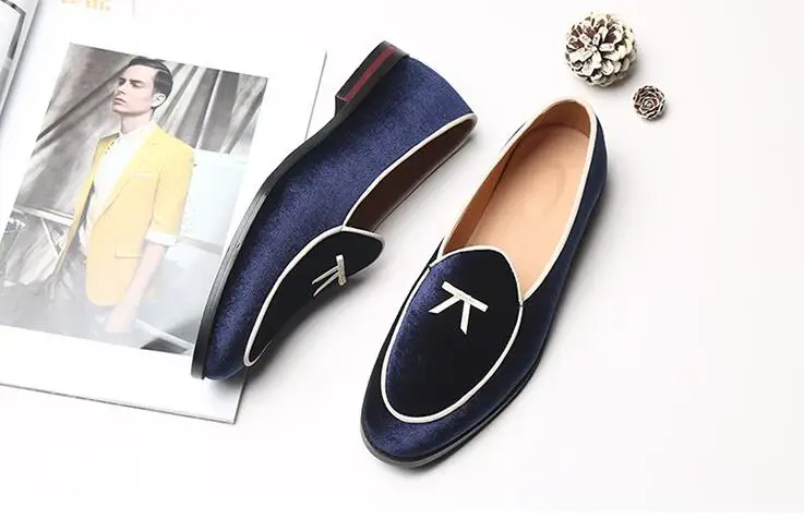 2019 роскошные дизайнерские новые мужские бархатные деловые туфли с бантом