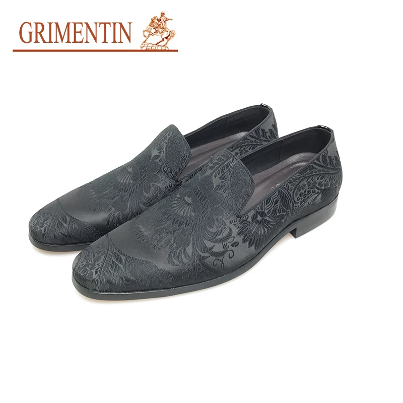 Мужская обувь на каждый день GRIMENTIN черная Повседневная без шнуровки 2019 | Обувь
