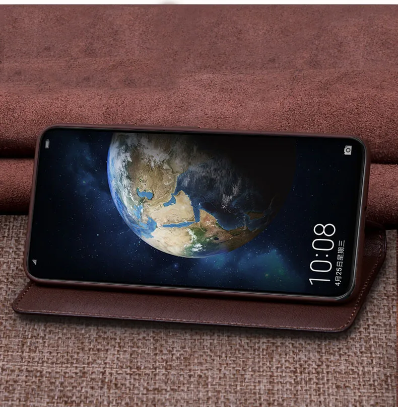 Для Huawei Honor magic2 роскошный Бизнес Натуральная кожа Силиконовый ТПУ противоударный