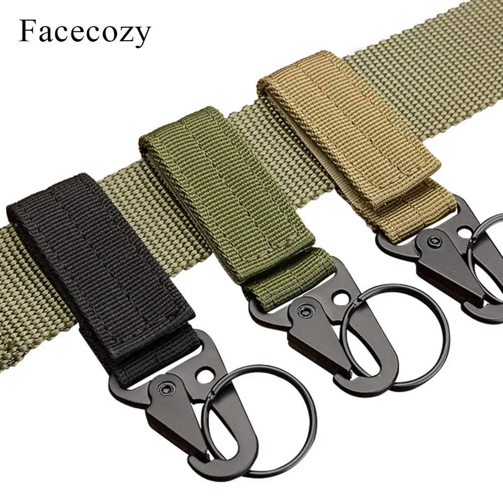 Facecozy, 1 шт., тактическая пряжка для ремня, брелок, многофункциональные подвесные пряжки, регулируемые инструменты для альпинизма на открытом воздухе, портативная петля на крючок