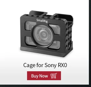 Клетка для камеры SmallRig RX0 ii для sony RX0 II с 1/4-20 резьбовыми отверстиями и отверстиями для определения местоположения Arri-2344