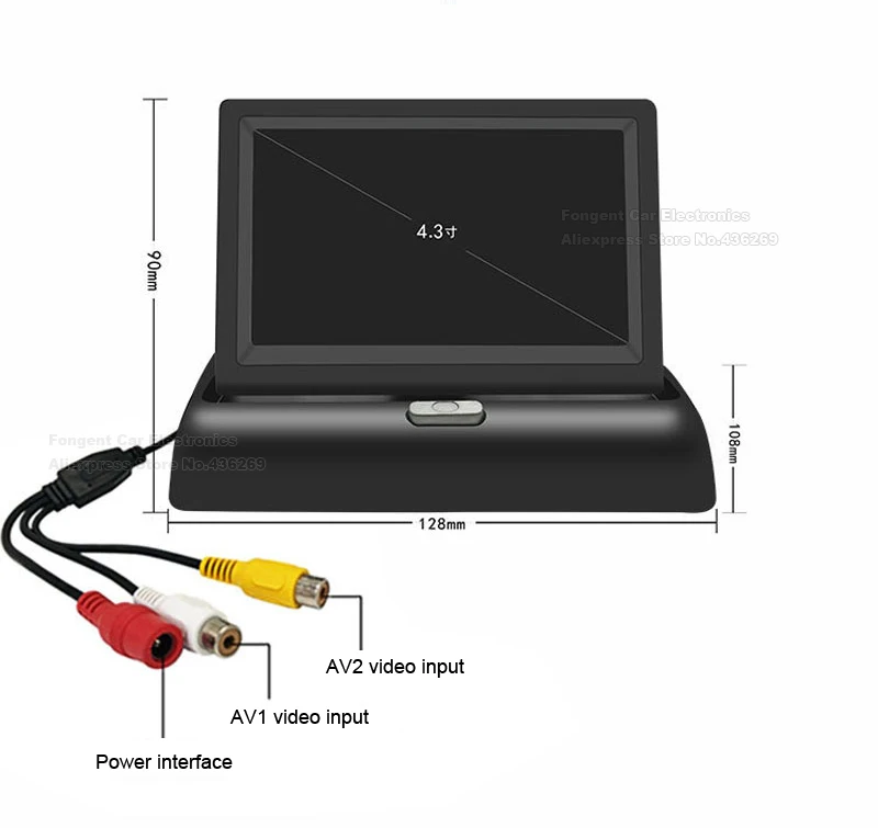 Для Toyota Corolla E120 для BYD F3 для Lifan 620, автомобильная беспроводная камера заднего вида, Vehile, автомобильные мониторы, автомобильный комплект