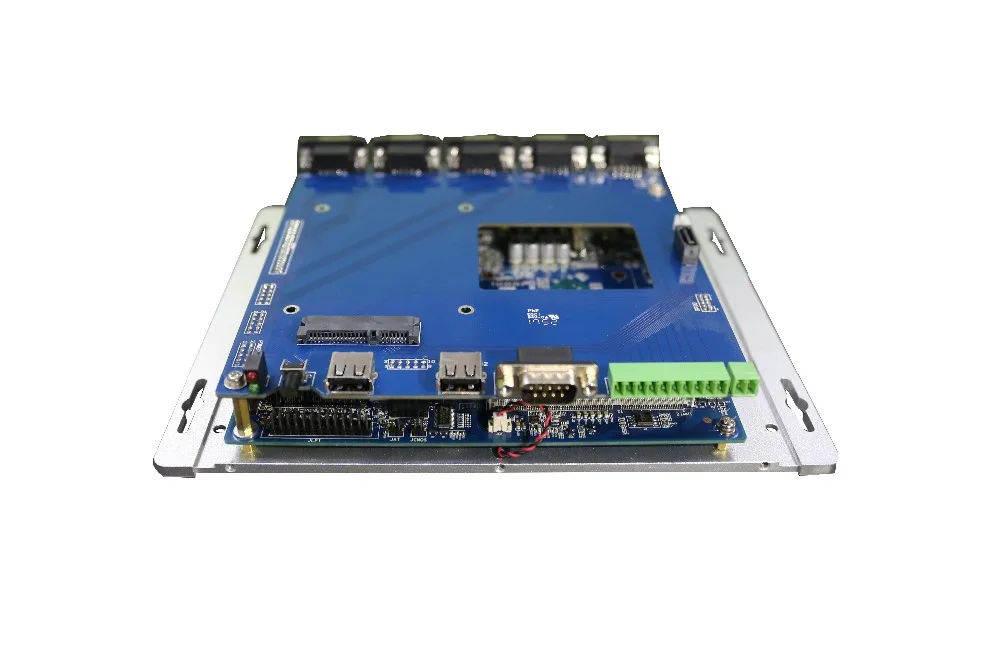 HCiPC B104 3 J1900 безвентиляторный промышленный ПК компьютер мини с любым кабелем 6COM