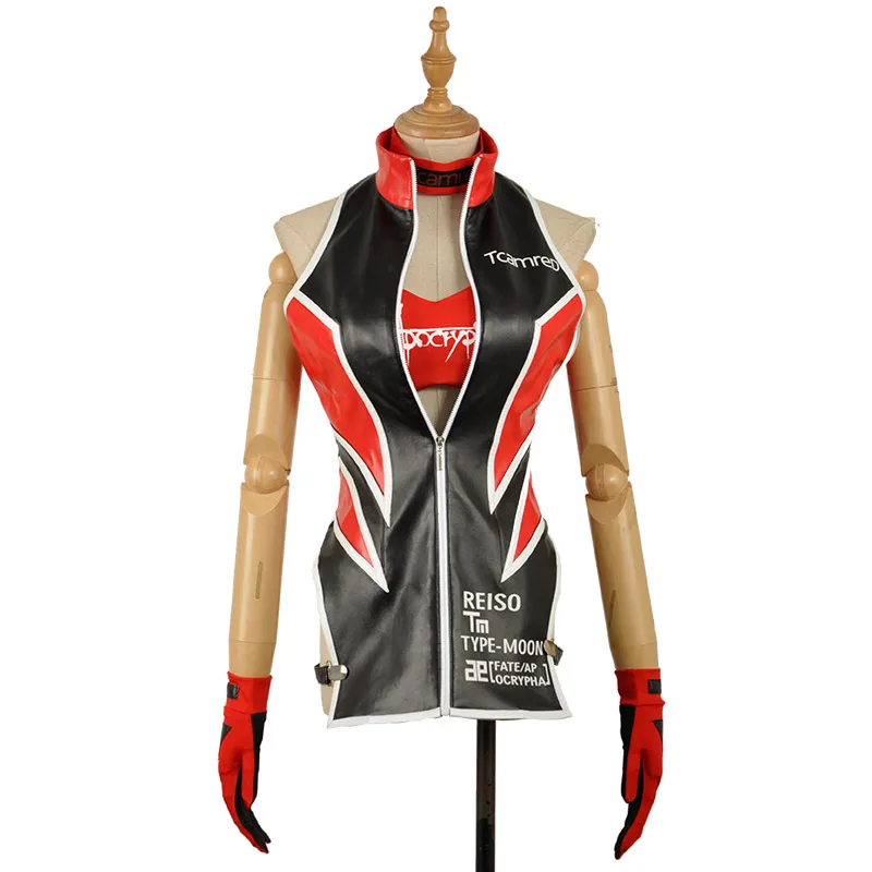 

Anime Fate/Apocrypha Jeanne d'Arc Cosplay Costumes FA Racing Jacket Mordred Uniform Full Set For Female Custom-Make Any Size