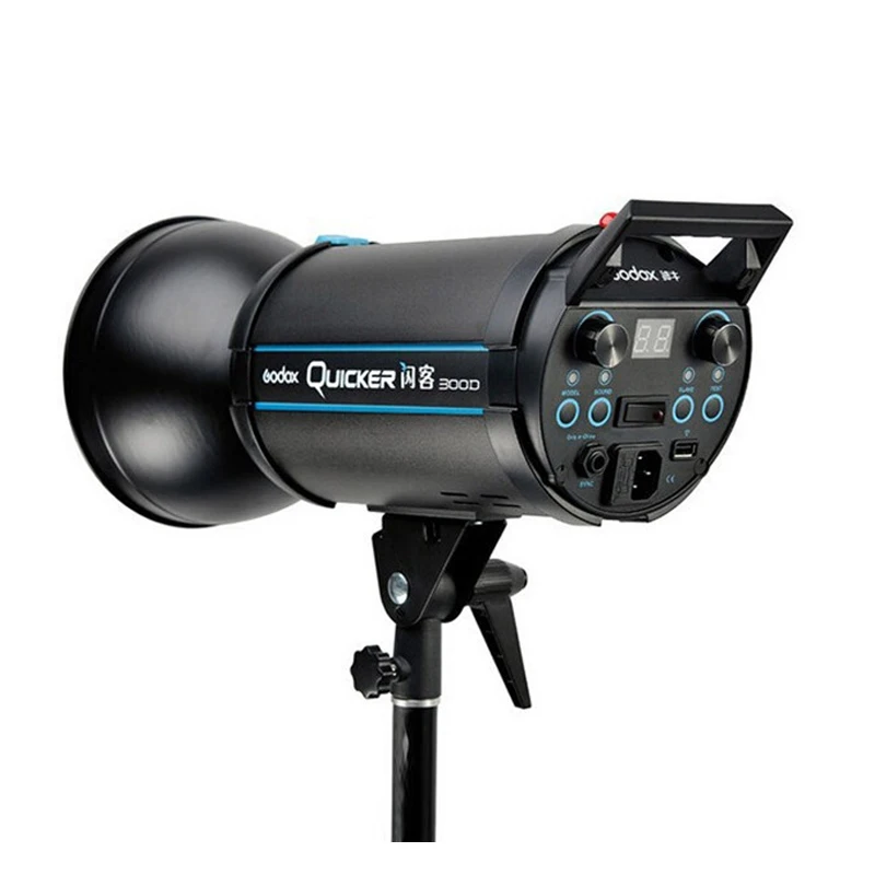 Godox быстрее 300D фотографии студийная вспышка Speedlite светильник D серии 220V вход