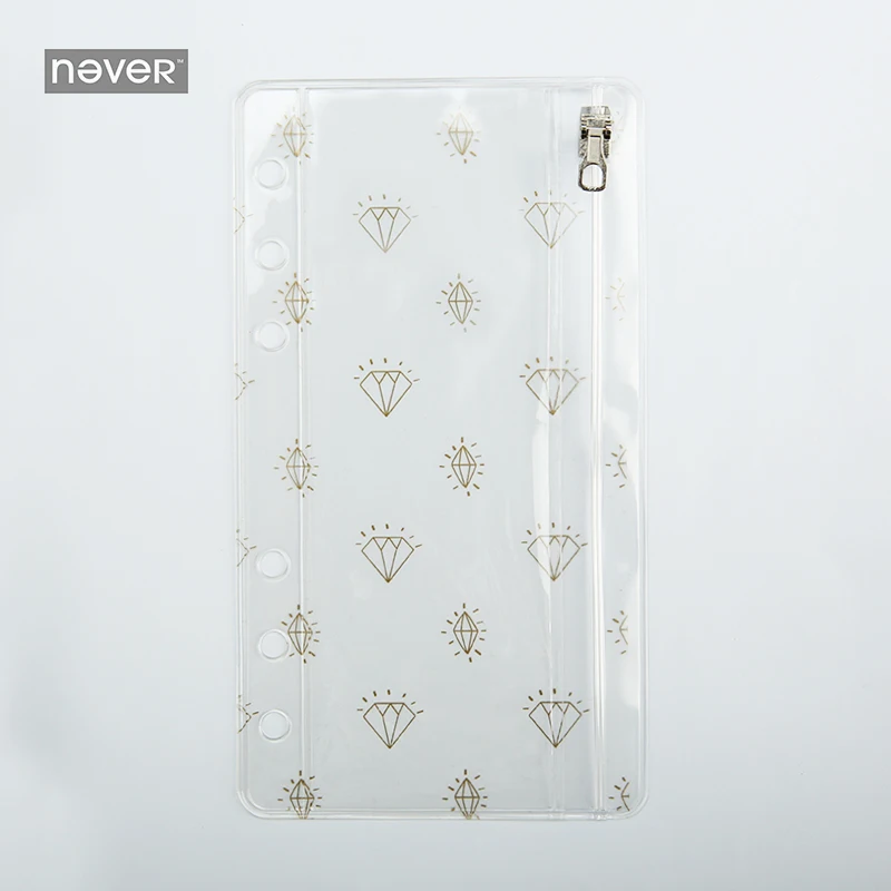 Никогда не бриллианты печать файл карманный ноутбук транспатент ПВХ молния