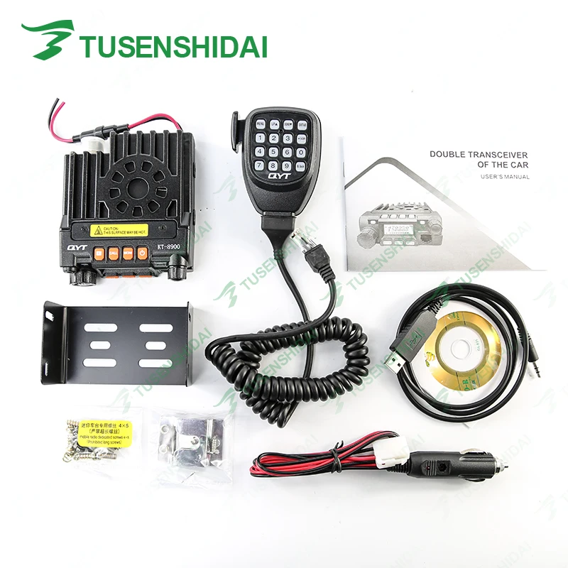 

Original QYT 25W DTMF/2 TONE/5 TONE Dual Band VHF UHF Amateur Radio Transceiver+Programming Cable and Software