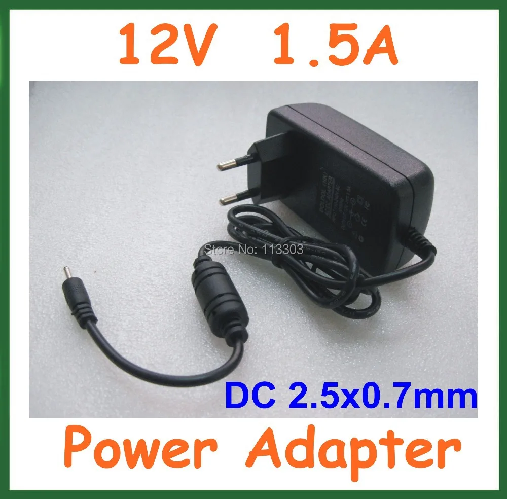 

Universal AC 100-240V to DC 12V 1.5A 2.5*0.7mm / 2.5mm Charger EU US Plug Power Supply Adapter High Quality