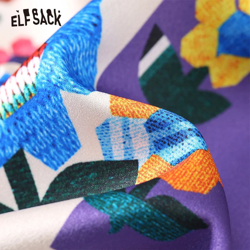 Рубашка ELFSACK женская винтажная с цветочным принтом| |