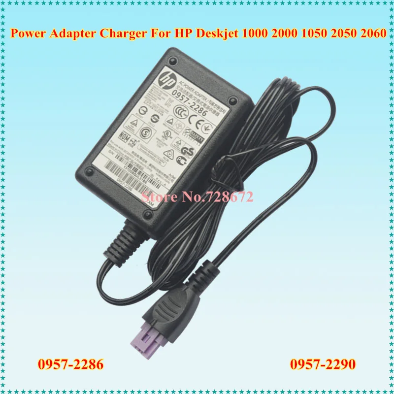 30 в 333mA 0 333a AC адаптер питания зарядное устройство 0957 2286 2290 для принтера HP Deskjet 1000 2000