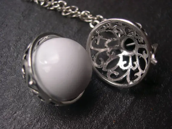 (10 шт.) оптовая продажа серебряная Волшебная коробка Беременность Цепочки и