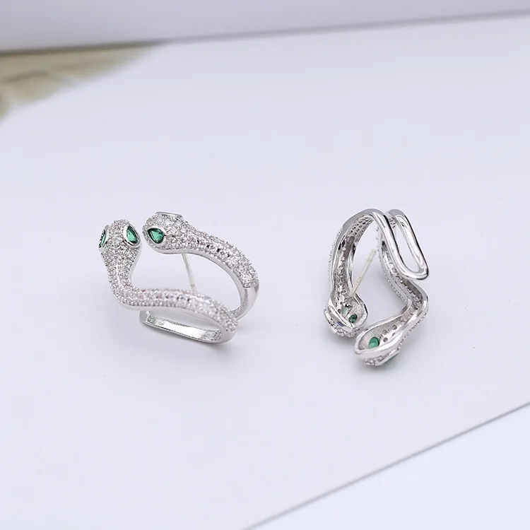 Новые ювелирные изделия SWOUR S925 Серебряные серьги с кубическим цирконием