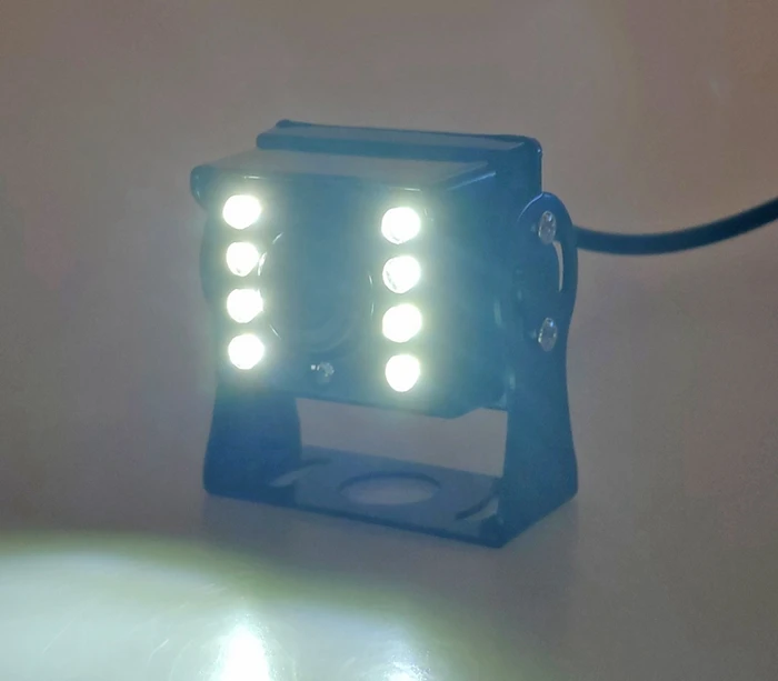 DIYSECUR DC 12 V-24 V " автомобиля заднего хода монитор+ 4pin светодиодный Цвет Ночное ВИДЕНИЕ CCD камера заднего вида резервного копирования Камера для автобус