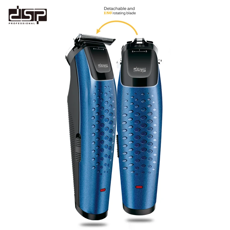 Профессиональная электрическая перезаряжаемая машинка для стрижки волос DSP