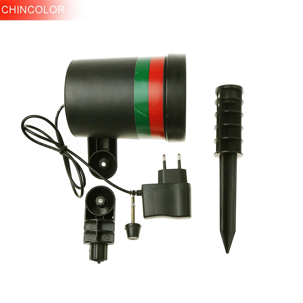 Китайский Цветной лазерный прожектор с движущейся снежной точкой AC100 240V