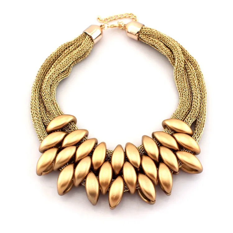 Женские Чокеры себе ювелирные изделия Ретикулярная цепи крест листьев Форма