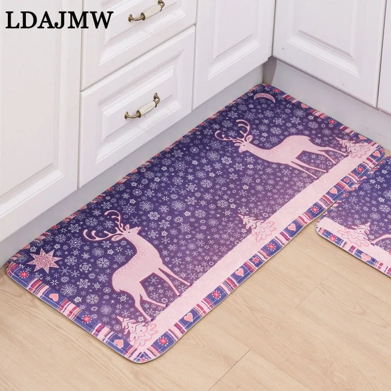 LADJMW Cartoon Thickening Land Printing Bedroom A Living Room Carpet TOILET Water Uptake Home Door Non-slip Pad Customized Fund | Дом и сад