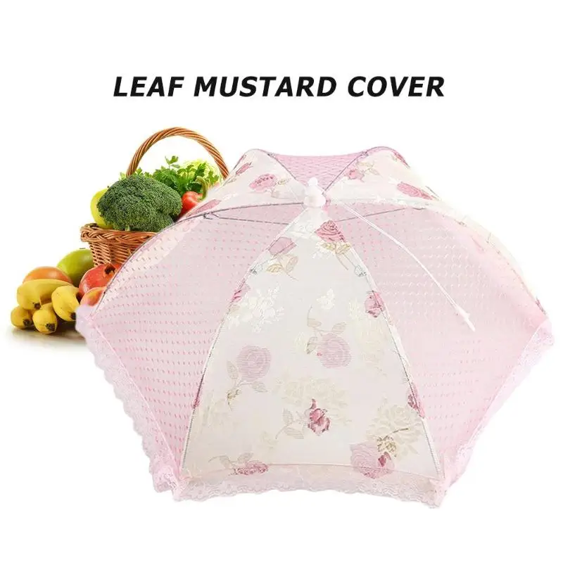 Складной кружевной чехол для еды антимоскитный зонт покрытие стола кухонные