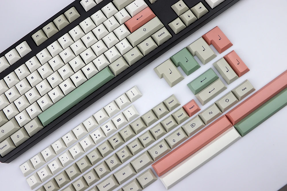 PBT DSA 9009 Keycap набор окрашенных ключей