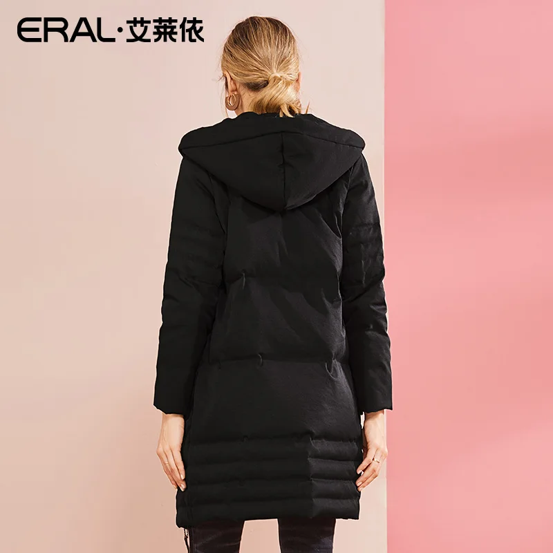 ERAL Women's Winter Down Coat Long Hooded Casual Slim Thermal Parka Jacket Plus Size 617104036 | Женская одежда