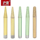 HUHAO 1 шт. алмазная гравировальная машина фрезерные биты металлургическая Плавленая резьба по камню резец инструменты тисненая надпись гранит