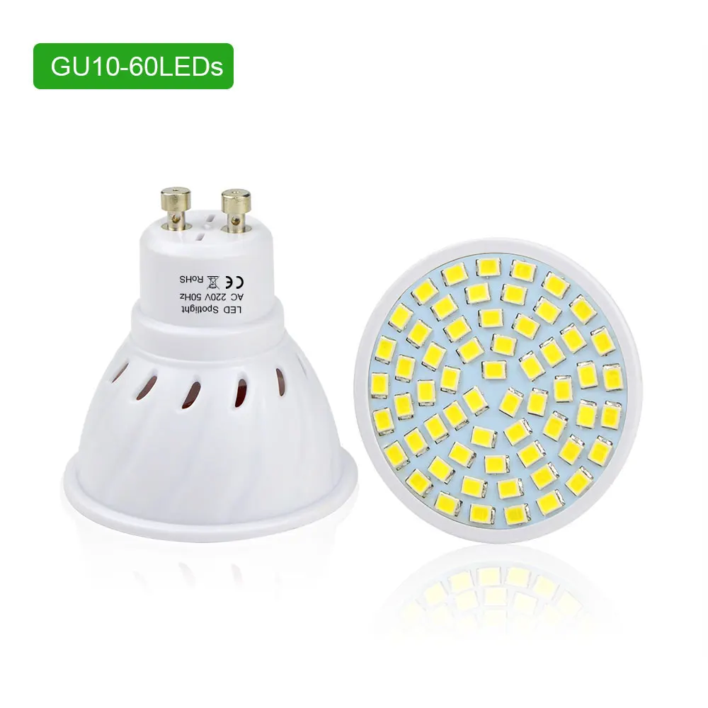 1 шт. супер яркий светодиодный gu 10 9 Вт AC 220 В/110 В SMD 2835 / 5730 60 Светодиодный прожектор