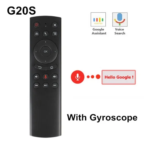 G20 Голосовое управление 2,4G беспроводной G20S G10S Fly Air мышь клавиатура датчик движения мини пульт дистанционного управления для Android tv Box T9 - Цвет: Gyroscope