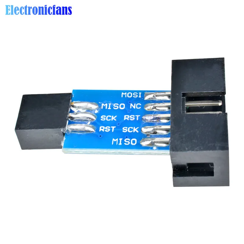 10 контактная 6 плата адаптера для AVRISP MKII USBASP STK500 35 мм x 20 отличное качество|usb board|board