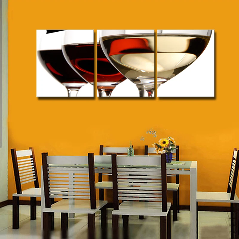 Современные кухонные картины из 3 предметов абстрактные рисунки на холсте
