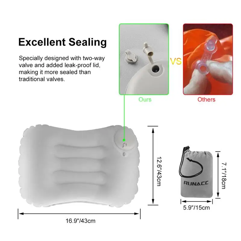 Надувная наружная спальная воздушная подушка для кемпинга портативная