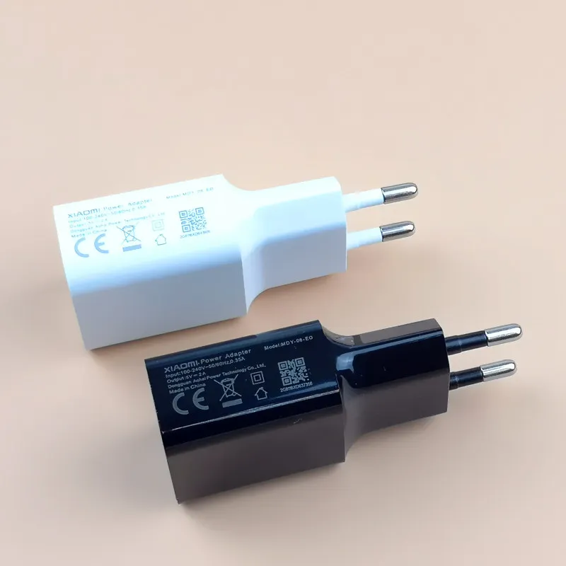Оригинальное зарядное устройство Xiaomi 5 В/2 а с европейской вилкой адаптивный USB 10