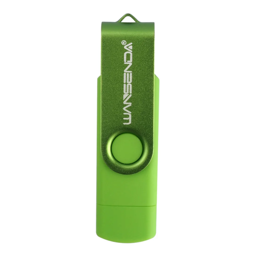 WANSENDA USB флешка 2 в 1 OTG флешки 128 Гб 64 ГБ 32 16 8 4 usb 0 micro Memory stick Android телефон ручка