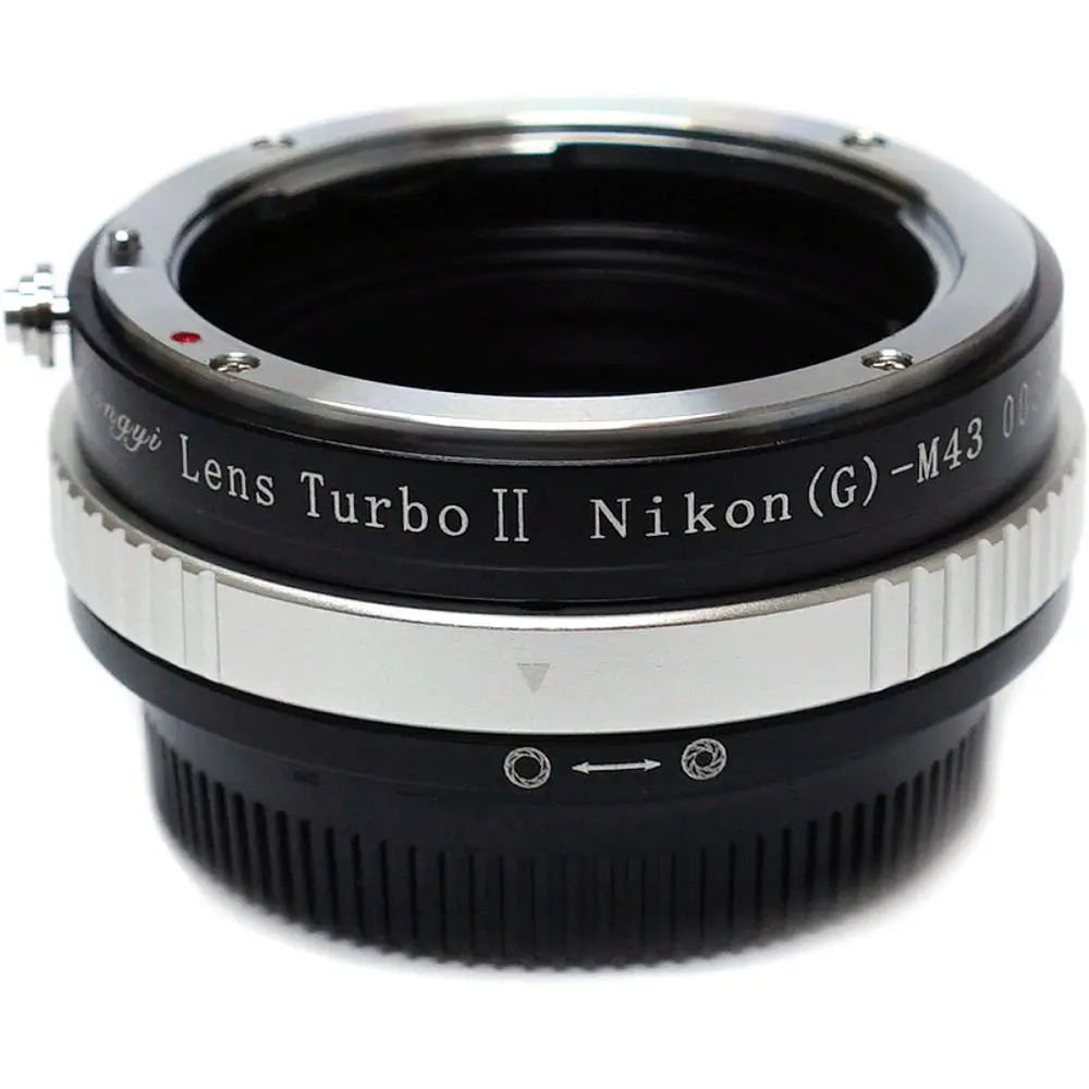 Zhongyi Lens Turbo II фокусный редуктор усилитель скорости адаптер для Nikon F AI G Mount to Micro 4/3