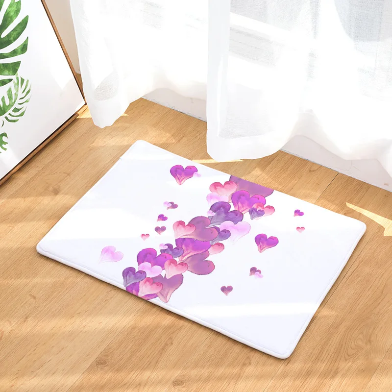 Добро пожаловать домой в передней двери мягкие фланелевые коврики