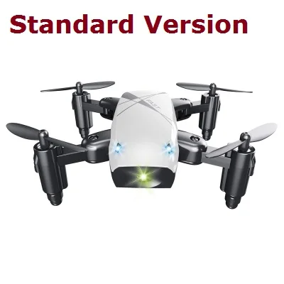 AEOFUN S9HW мини-Дрон с камерой HD S9 без камеры складной Радиоуправляемый квадрокоптер удерживающий высоту вертолет на дистанционном управлении WiFi FPV Микро Карманный Дрон - Цвет: White
