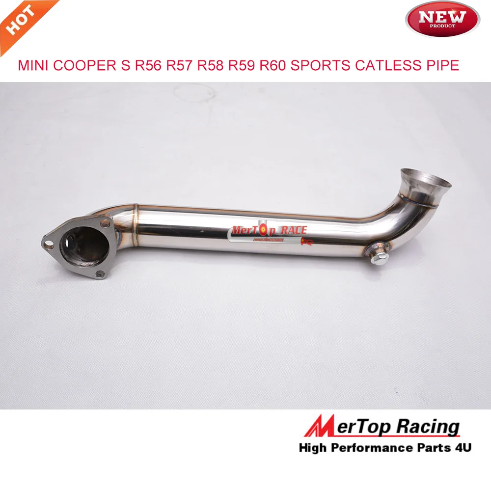 Сливная труба MERTOP Race 2 5 '' воздухоохладитель fit MINI Co oper S R55 R56 R57 R58 2010 +|Выхлопной