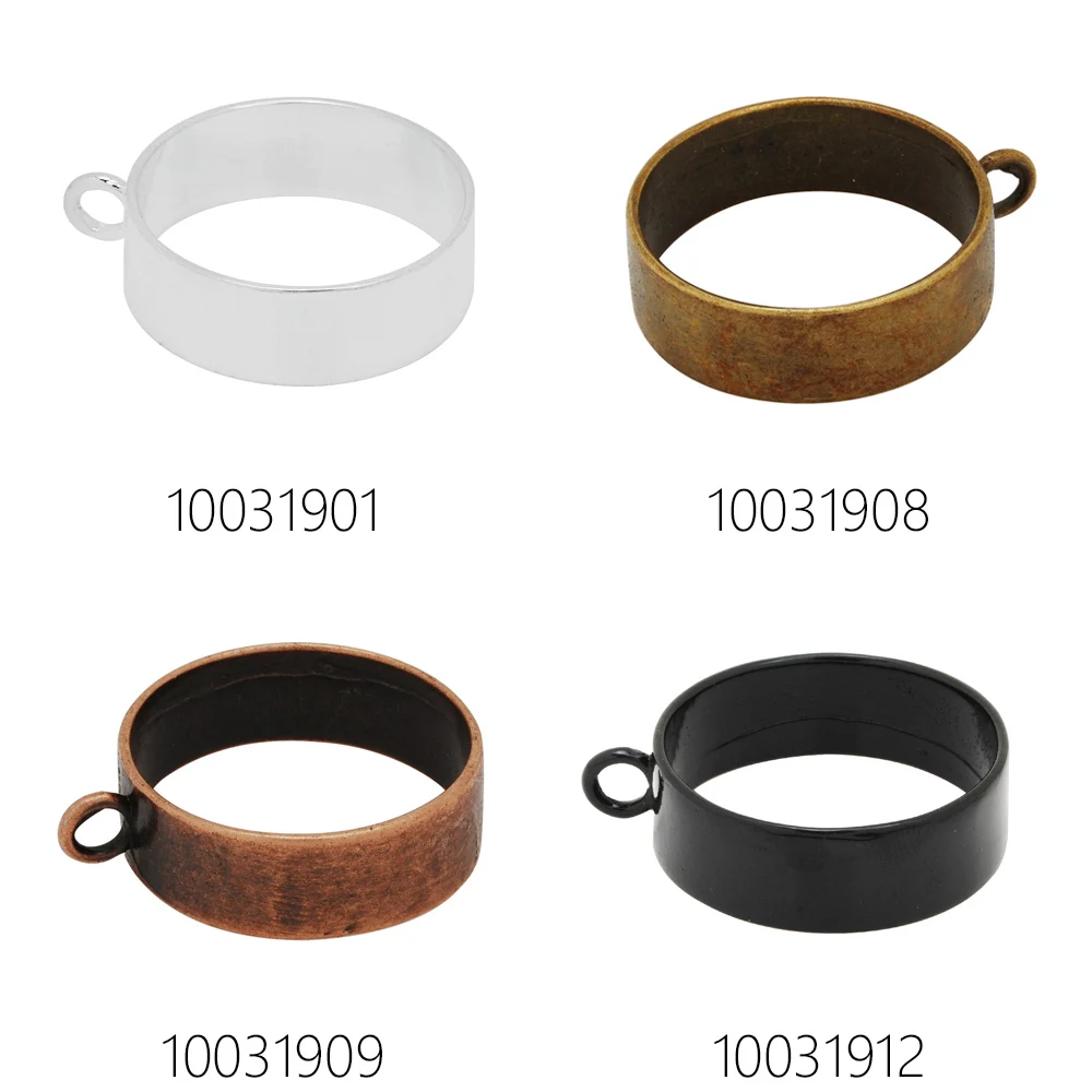 Круглый металлический прессованный цветок с открытой спиной Безель кулон