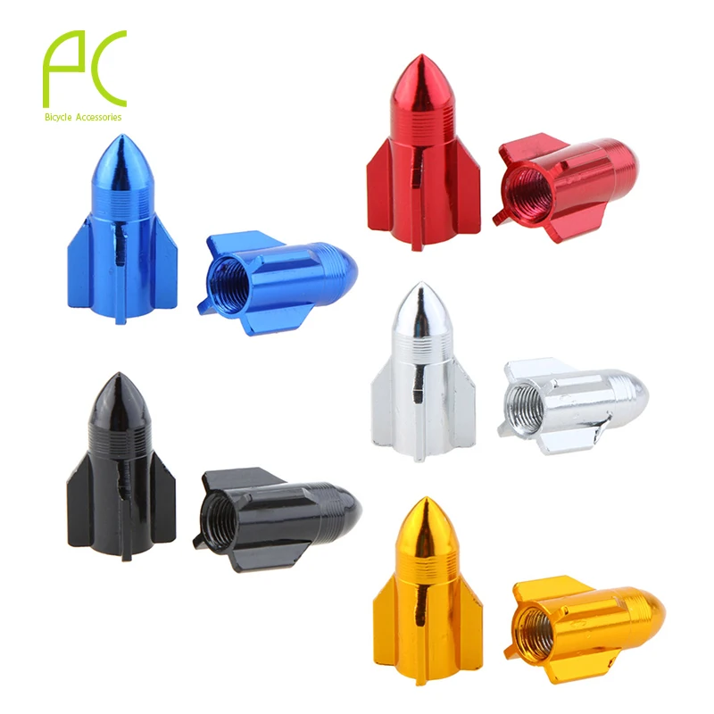 Колпачок для газового сопла велосипеда 2 шт. алюминиевый колпачок на клапан